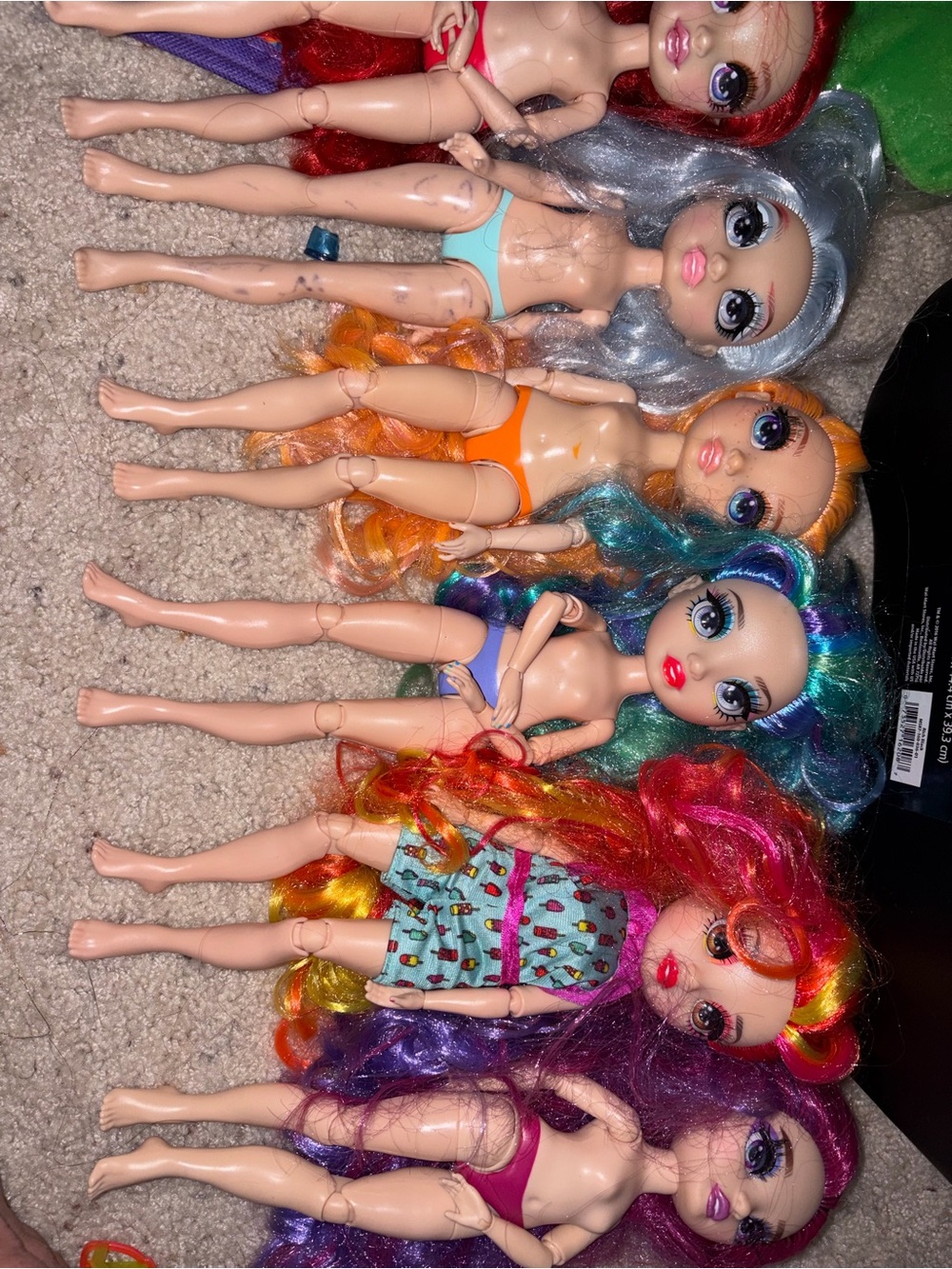 Rainbow High fashion dolls lot of 6